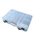FJORD Double-Sided Portable Tools Box Multi-Grid Design PP & PC Material Fishing Lure Box for Fly Fishing in River and Stream - photo 2