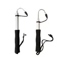 FJORD Fishing Gaff Hook Spear Hook Tackle Telescopic Stainless Steel Ice Winter Sea Fishing Fish Lip Grip Spear Hook EVA Handle - photo 3