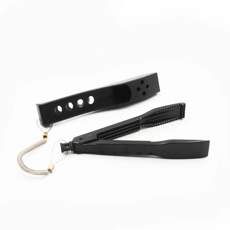 FJORD Portable Plastic Fish Grippers Fish Lip Grip Pliers with Lanyard Convenient Grabber Keeper for Streaming