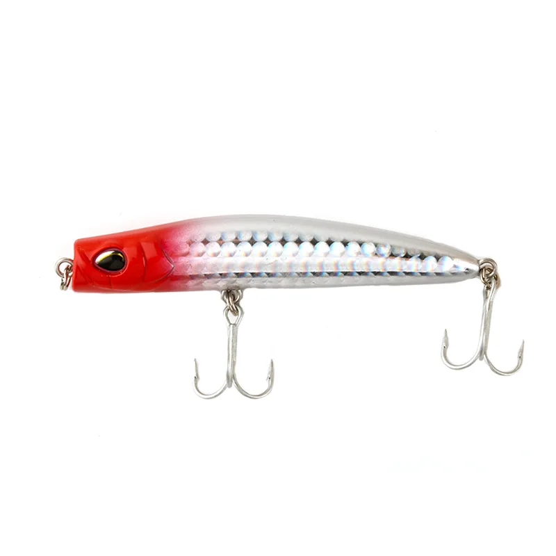 FJORD 80mm 16g 3D Eye Pencil Popper Lure Bass Sea Topwater Fishing Bait