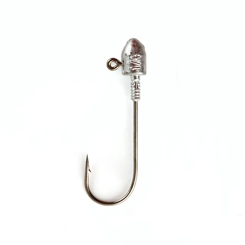 FJORD Fishing Gear Crank Sinking Jig Hooks Fish Head Lead Jig Hook
