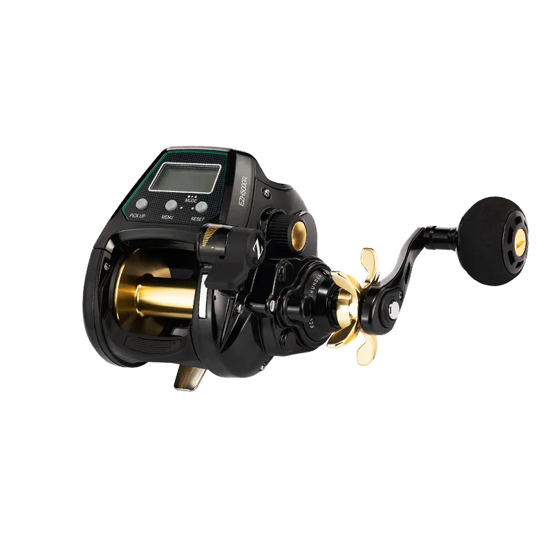 FJORD High Quality 3000/5000 Aluminium Baitcasting Electric Fishing Reel for Deep Sea Big Game Trolling