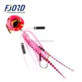 FJORD 100g/120g/150g Silicone Rubber Skirt Jigs Head Snapper Slider Jig Trilling Fishing Lure for Saltwater - photo 4