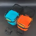 EVA Foldable Fishing Bait Bucket With Lid Portable Live Bait Container Collapsible Fish Storage for Outdoor Angling - photo 4