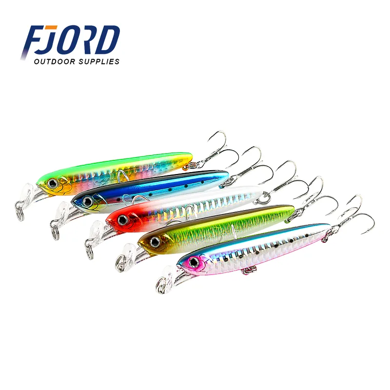 FJORD13g Hard Fishing Lures Pencil Custom Fishing Sinking Pencil Lure  Hard Pencil Proberos Fishing Lures