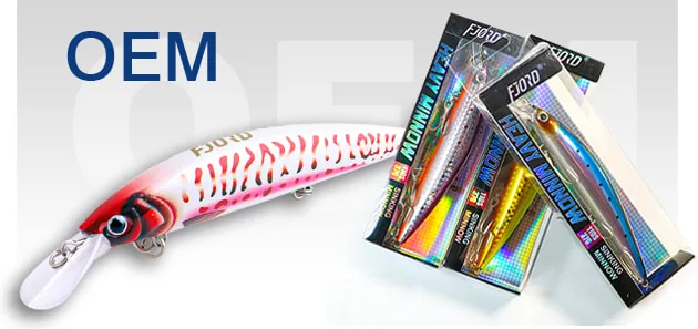 ODM service — private label lure and custom printed packaging boxes