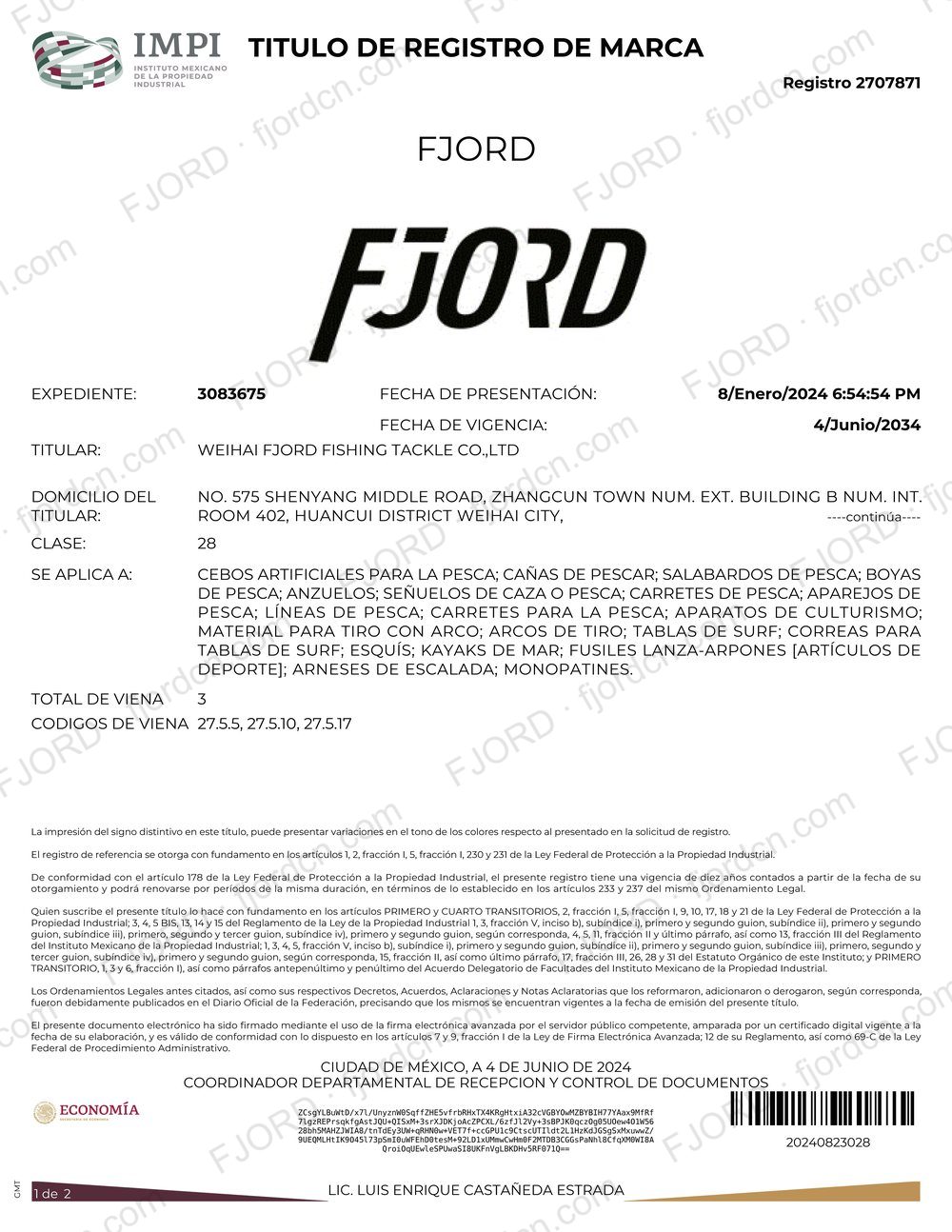 Mexico Trademark Registration (IMPI)