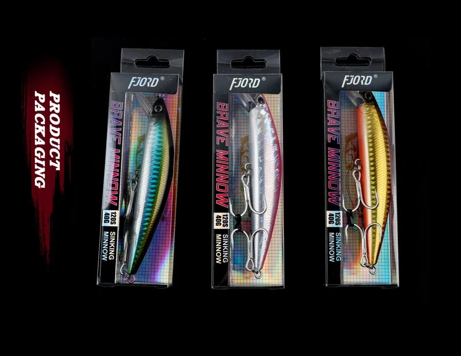 FJORD Heavy Sinking Fishing  Lure 120mm 40g Minnow Hard Fishing Lures for Saltwater From Chinese Factory detail 6