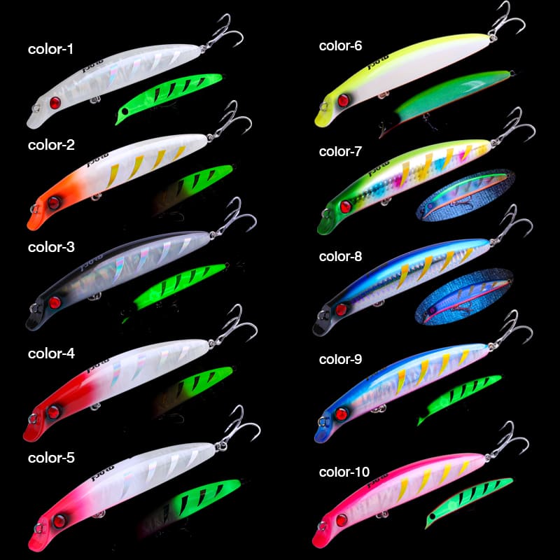 FJORD 120mm 23g Minnow Lure Sea Fishing Floating Jointed Lure for Salmon and Bream in River Lake Stream detail 6