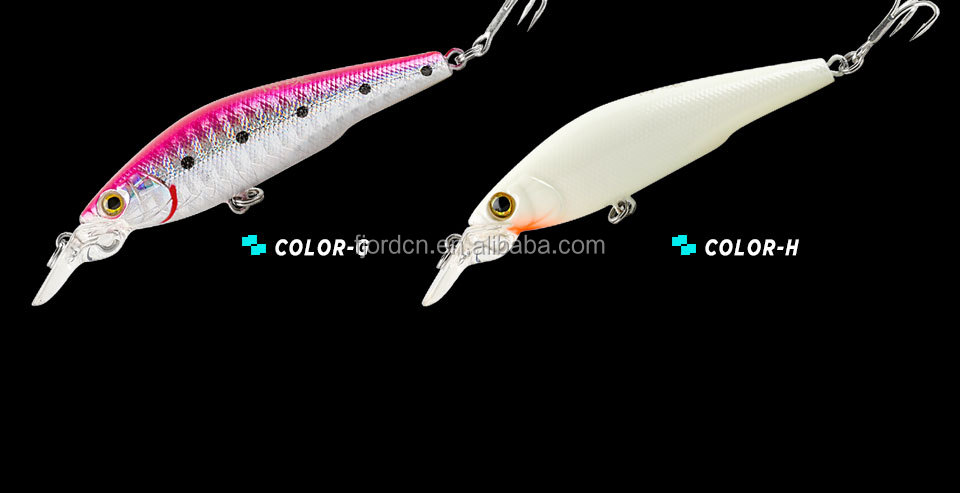 FJORD Hard Plastic70mm 8g 3d Eyes Fishing Minnow Lures Wobbler Twitching Lure Sinking Wholesale Fishing Bait detail 2