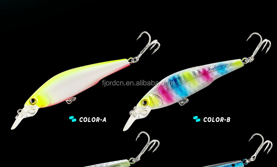 FJORD Hard Plastic70mm 8g 3d Eyes Fishing Minnow Lures Wobbler Twitching Lure Sinking Wholesale Fishing Bait detail 5
