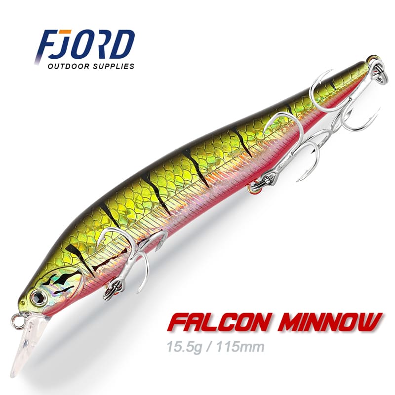 FJORD Oem Hard Fishing Lures 16g/115mm Fishing Tackle Lure Floating Hard Minnow Fishing Lures detail 4