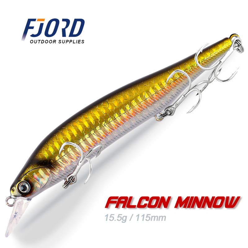 FJORD Oem Hard Fishing Lures 16g/115mm Fishing Tackle Lure Floating Hard Minnow Fishing Lures detail 8