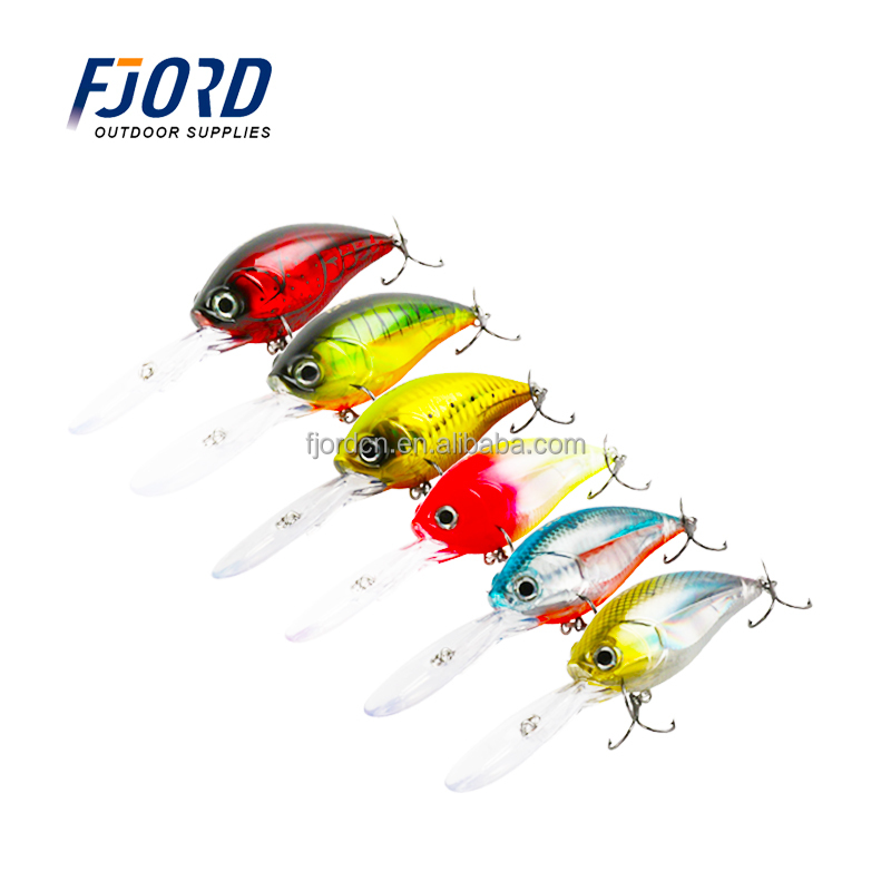 FJORD High Quality 23g/70mm Crankbait Artificial Hard Bait Wobbler Fishing Lure for Ocean Boat Trout Sea Fishing detail 1