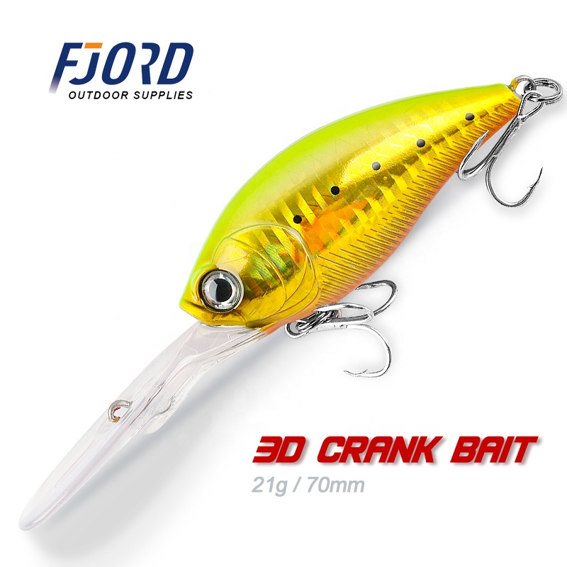 FJORD High Quality 23g/70mm Crankbait Artificial Hard Bait Wobbler Fishing Lure for Ocean Boat Trout Sea Fishing detail 4