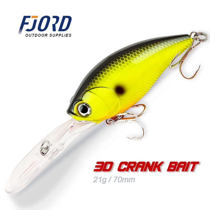 FJORD High Quality 23g/70mm Crankbait Artificial Hard Bait Wobbler Fishing Lure for Ocean Boat Trout Sea Fishing detail 6