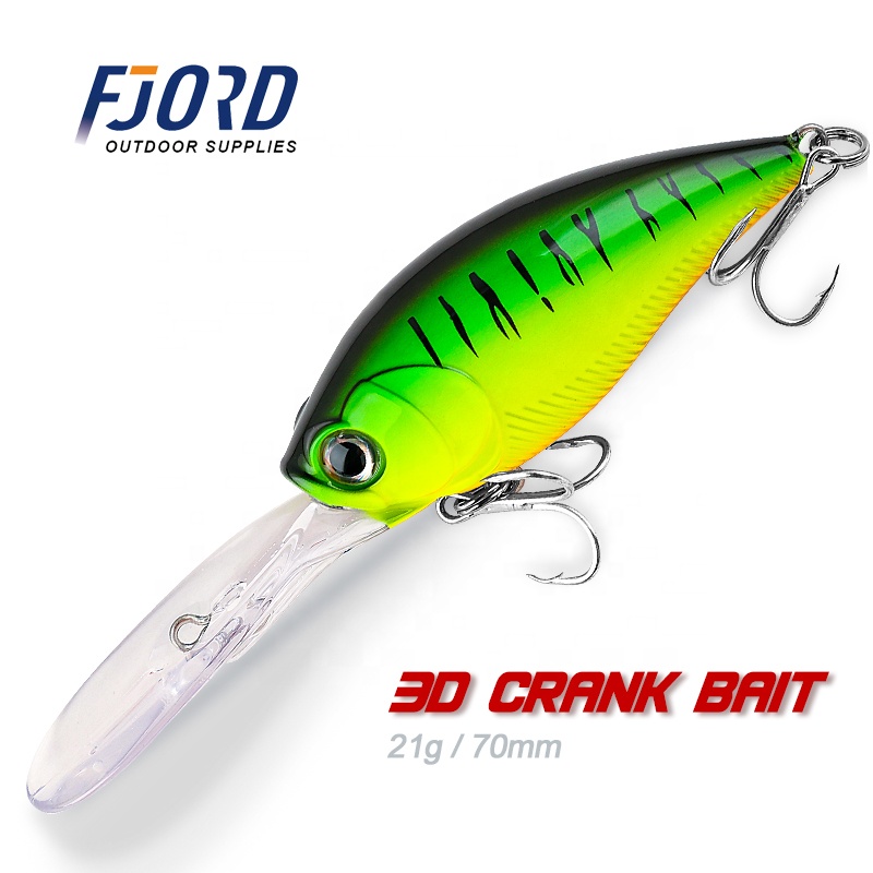 FJORD High Quality 23g/70mm Crankbait Artificial Hard Bait Wobbler Fishing Lure for Ocean Boat Trout Sea Fishing detail 7