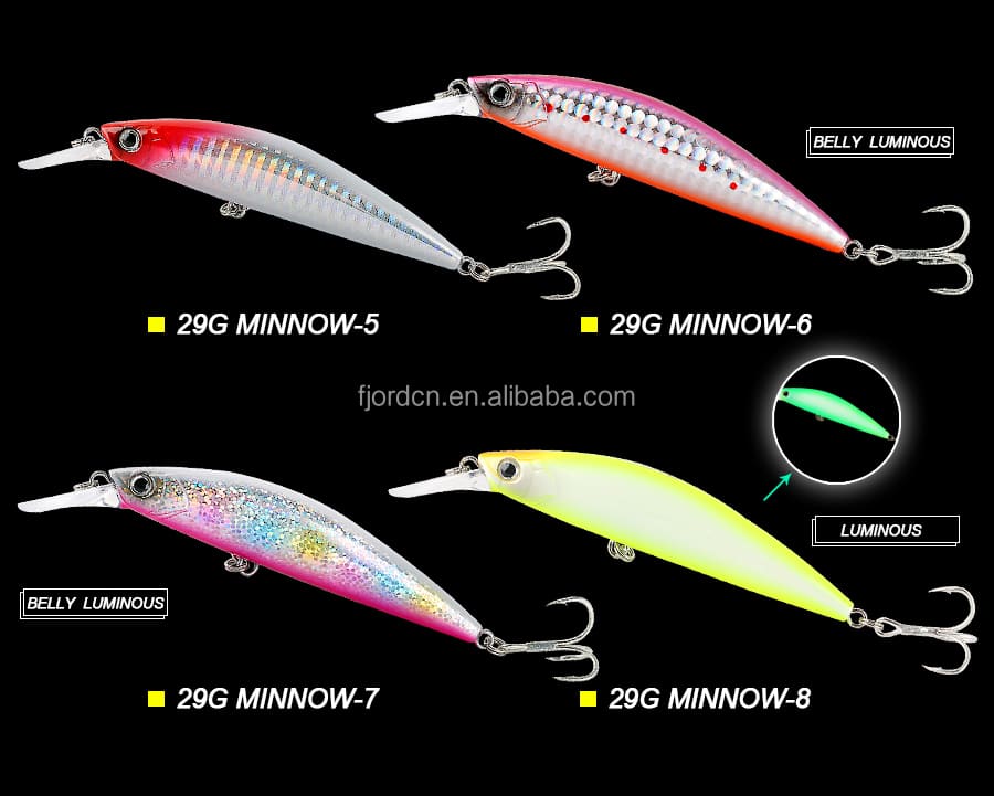 FJORD Stock Bass Fishing Bait Lures 90mm 29g Professional Sinking Fishing Lure Hard Minnow Saltwater Fishing Lure detail 8