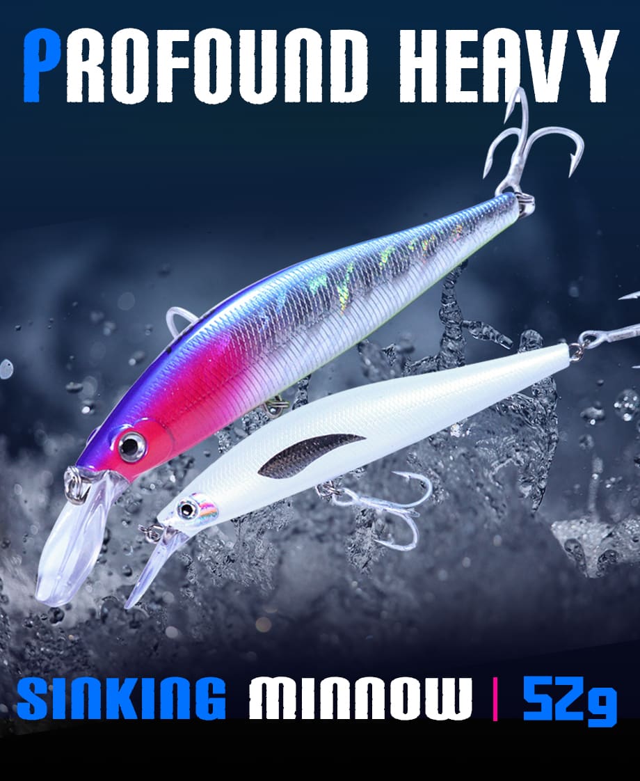 FJORD 52g Sinking Hard Lure 130mm Fishing Lure 6 Color Salt Water Bait detail 7