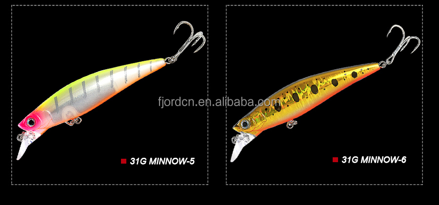 FJORD 31g 90mm Fishing Lures Artificial Plastic Freshwater Fishing Hard Bait detail 2