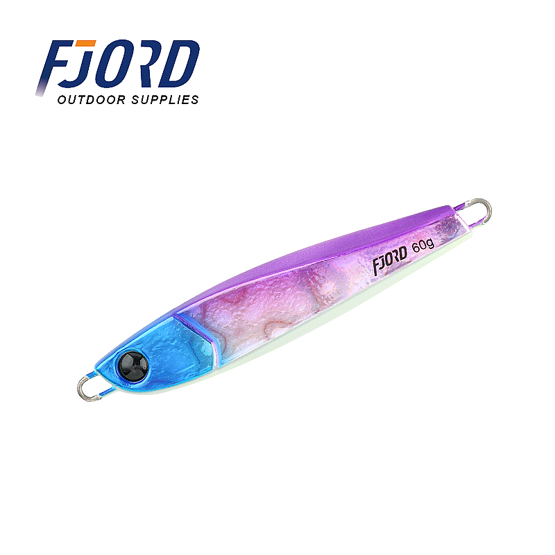 FJORD High Quality 30g 40g 60g Jigging Metal Fishing Lure Fishing Jig Lure Metal Jig Lure With Hooks detail 8