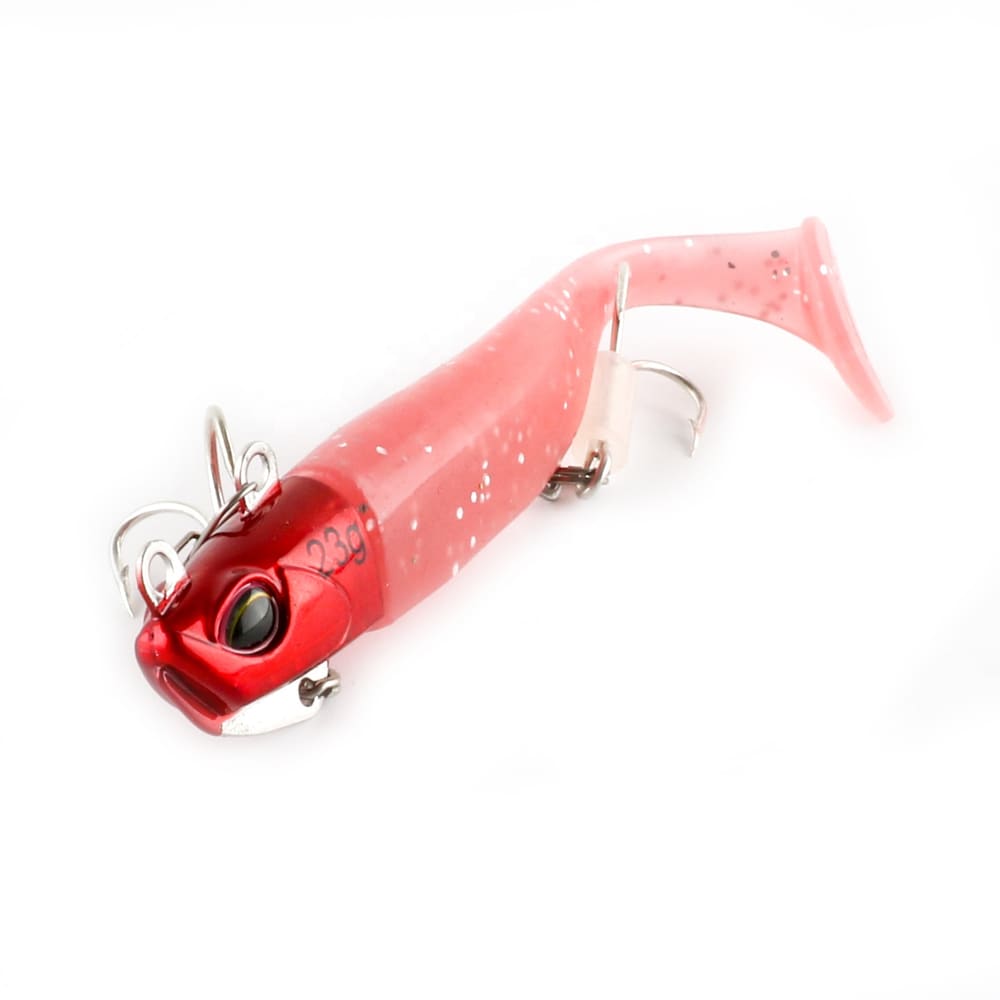 FJORD High Quality Lead Head Silicone  Soft Plastic Body Fishing Lure Metal Lure detail 4