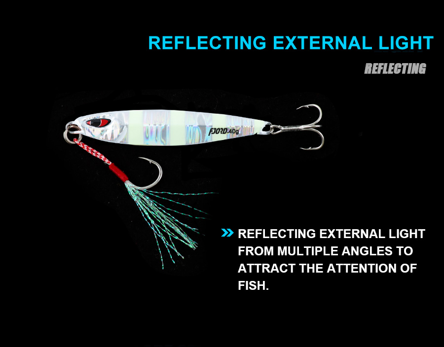 FJORD 7g/10g/20g/30g/40g/60g Metal Lead As Slow Micro Jig Lure Fishing Metal Lead Bait Jigging detail 4
