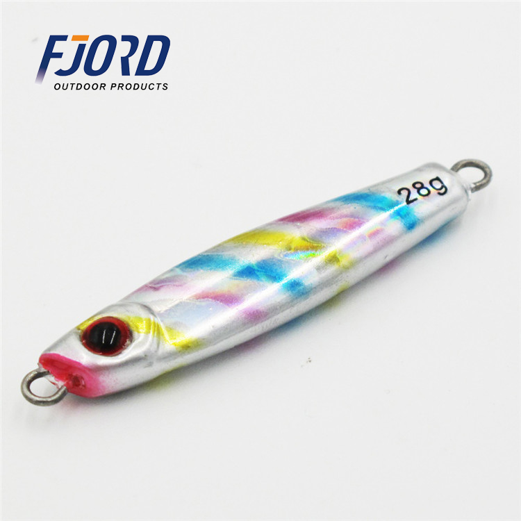 FJORD 7g 14g 21g 28g Cast Lead Jigging Sequins Lures Bait Micro Jig Bait Saltwater Metal Jig detail 1