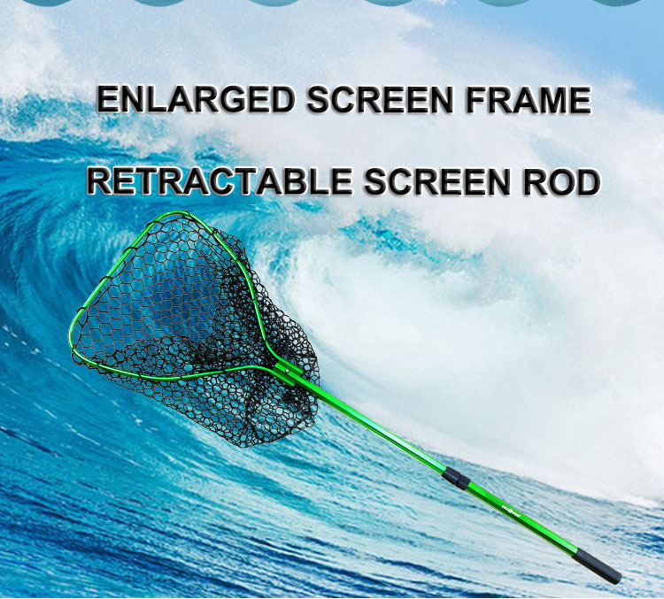 China OEM Style Knot Cast Plastic Double Fishing Net ISO Place Model Selvage JIA 60cm Mesh Net for Fishing detail 2