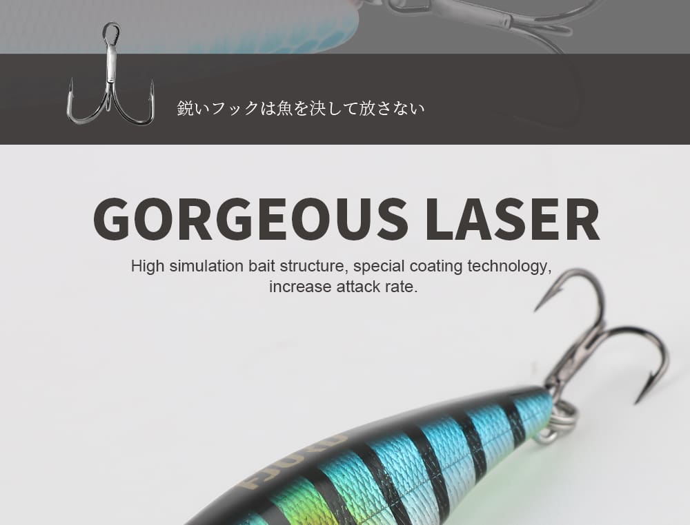 FJORD Wholesale Suspend Lure 4g 55mm/7g 6/6mm 1/0g 7/7mm 1/2g 8/8mm Minnow Lures Hard Minnow Bait for Boating Fishing detail 7