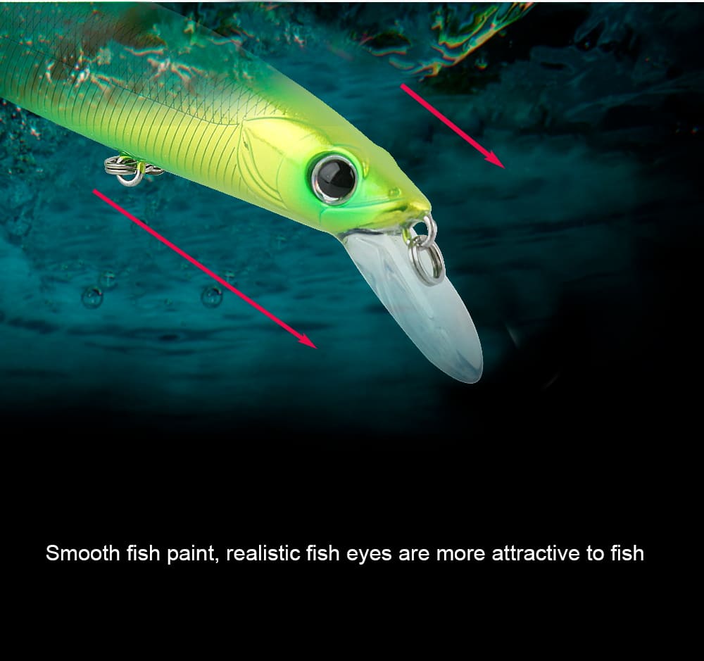 FJORD Wholesale Saltwater Lures 8.5g Floating Plastic Bait 89mm Hard Floating Minnow Fishing Lures detail 1
