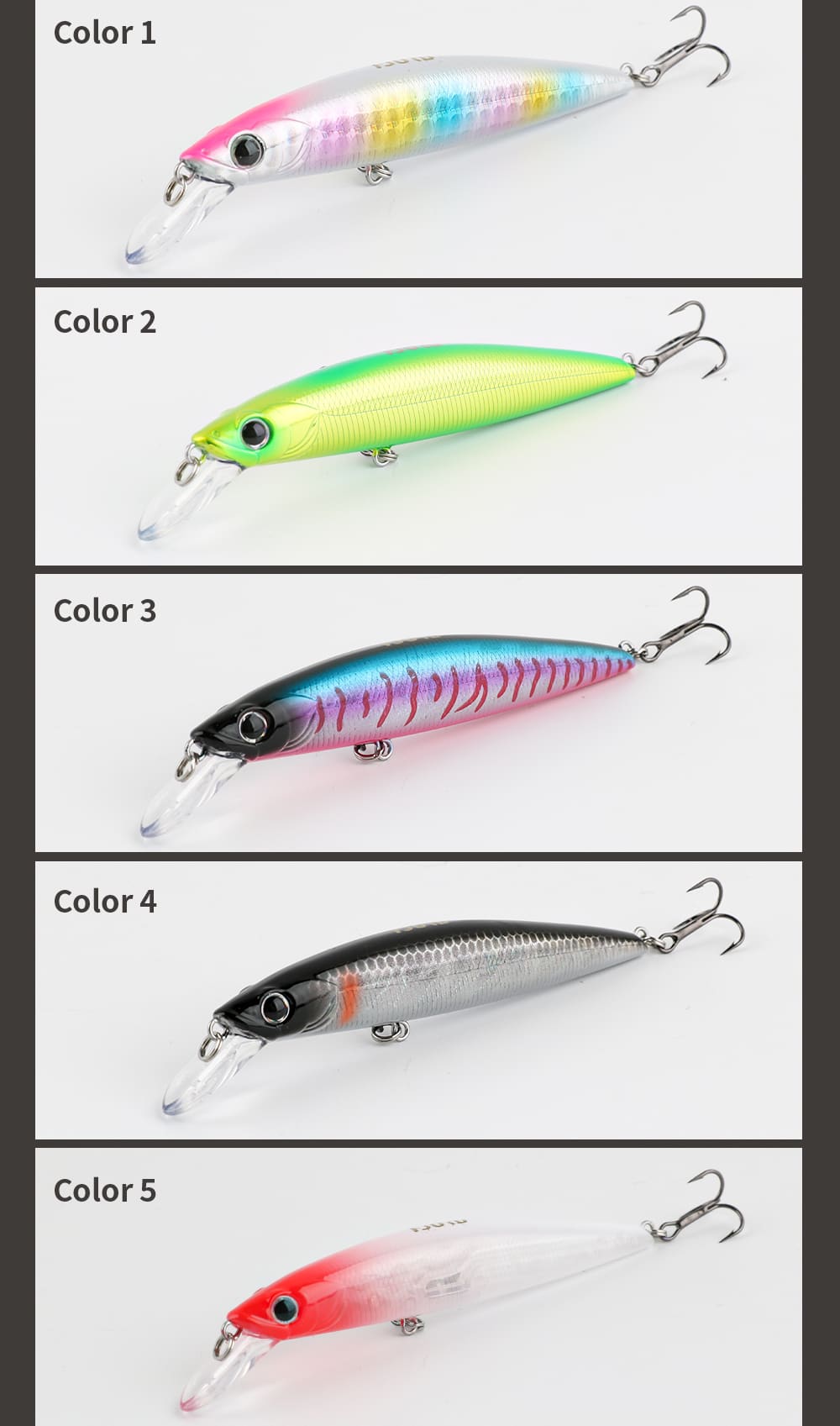 FJORD Wholesale Saltwater Lures 8.5g Floating Plastic Bait 89mm Hard Floating Minnow Fishing Lures detail 4