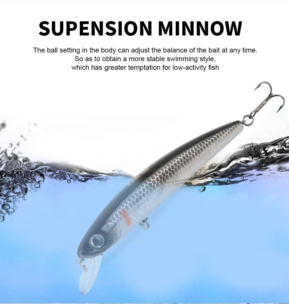 FJORD New 92mm/9g Fishing Lures Classic Style Minnow Sea Bass Fishing Lures Tackle Hard Minnow detail 5