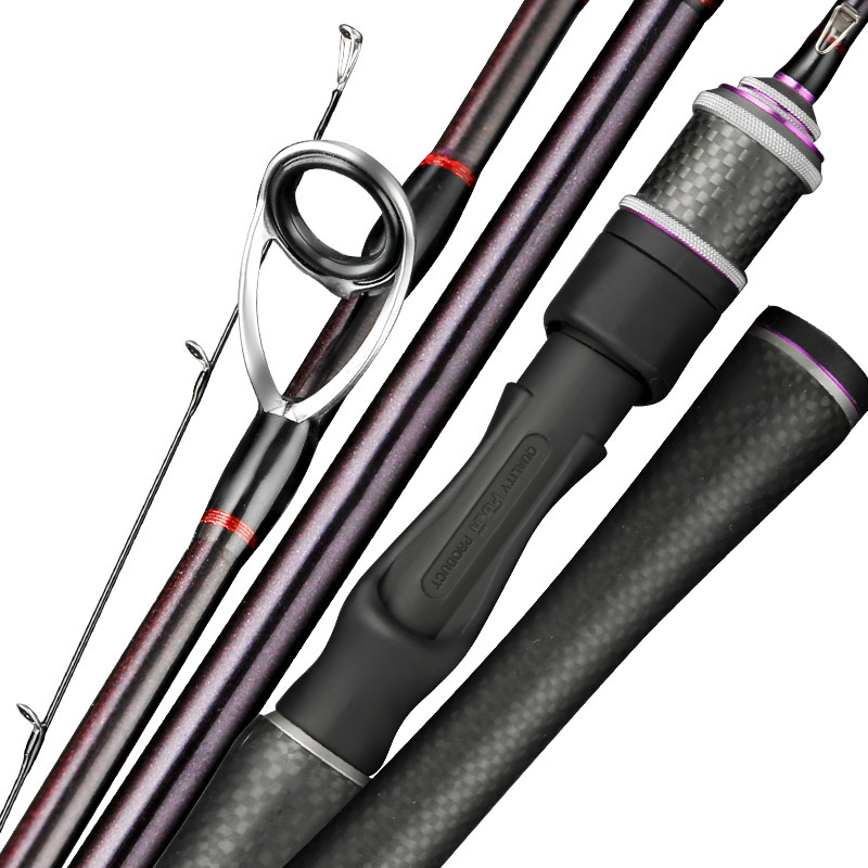 FJORD Ultra Light Telescopic Spinning Rod Carbon Fiber EVA Handle Saltwater Sea & Stream River Fishing Slow Action