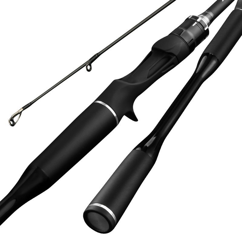 Carbon Fiber Telescopic Fishing Rod Saltwater Boat Casting Rod EVA Grip 1.98m 2.1m 2.4m Lake Stream Travel Pole
