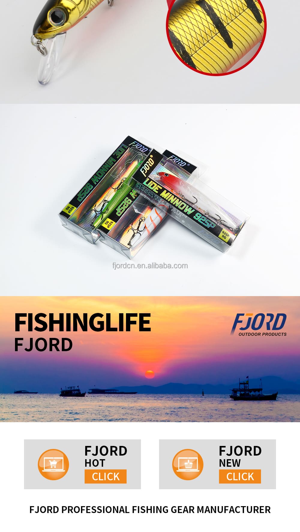 FJORD Minnow Lure Hard Fishing Lures 9g 92mm Sinking Lure Minnow Long Casting Saltwater Ocean Boat Fishing Lake River Stream detail 4