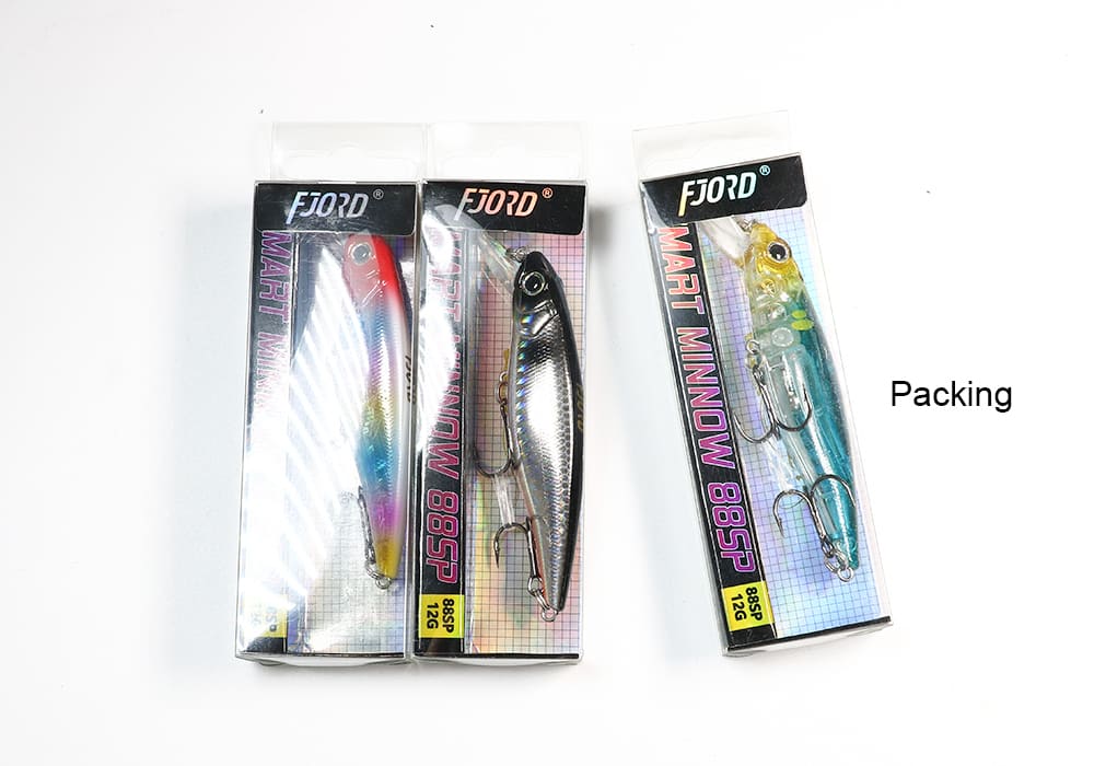 FJORD Customizable Minnow Hard Lure 8.5g 89mm for River Lake Saltwater Fishing Stainless Steel ABS Plastic Artificial Bait detail 9