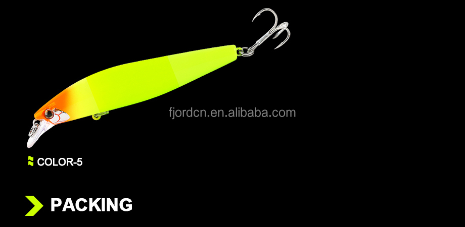 FJORD Sinking Minnow Fishing Lure 17g 100mm Artificial Hard Bait for Saltwater River Lake & Stream detail 2