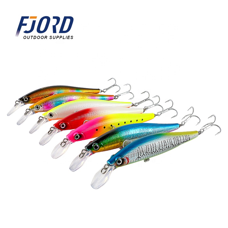 FJORD Sinking Minnow Lure 52g 130mm Stainless Steel ABS Plastic Hard Fishing Bait for River Lake Ocean-Tilapia Artificial Bait