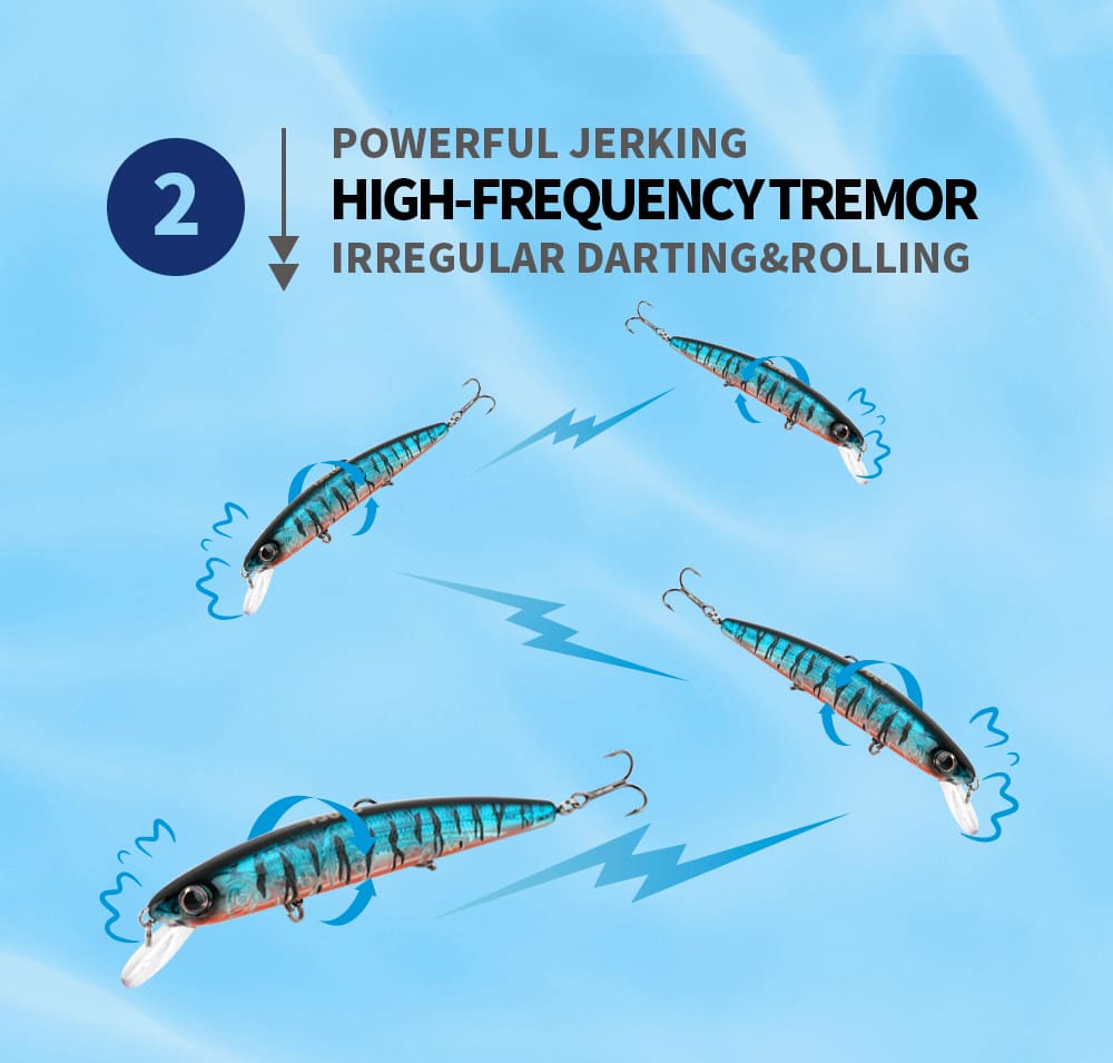 FJORD OEM Right 92mm 9g Suspending Minnow Lure Plastic Fishing Lures Molds for Freshwater Saltwater detail 3