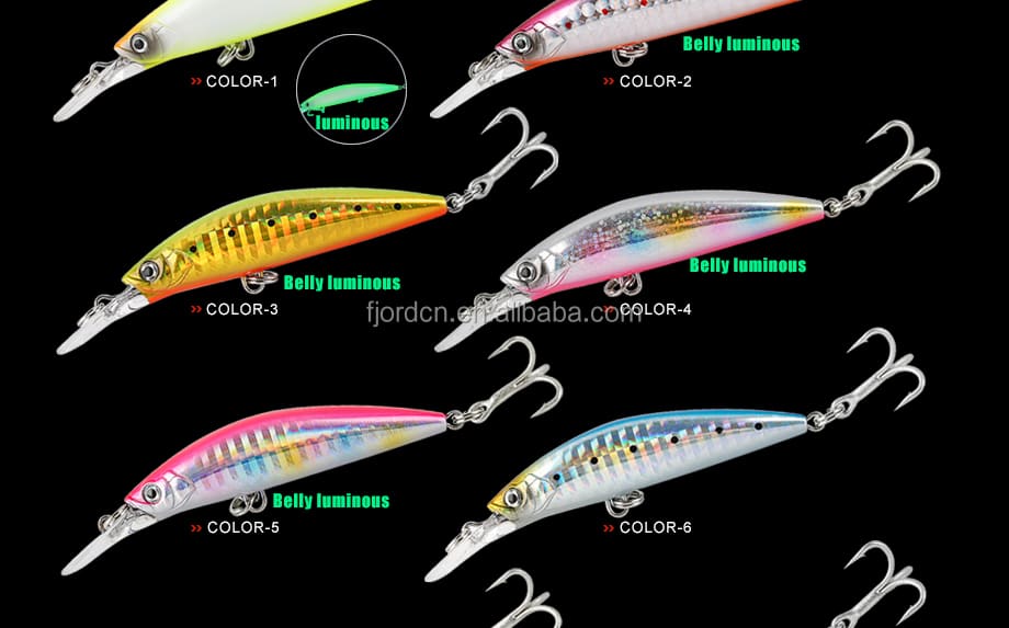 FJORD Hard Minnow Fishing Lure 17g 70mm ABS Plastic Stainless Steel Bass Artificial Bait River Lake Stream Depth 1-3m detail 3