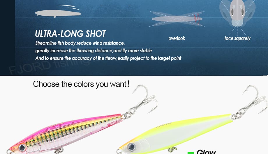 FJORD Minnow Lure Saltwater Fishing Lures 20g 85mm Stainless Steel ABS Plastic River Lake Stream Sinking Fishing Hard Artificial detail 7