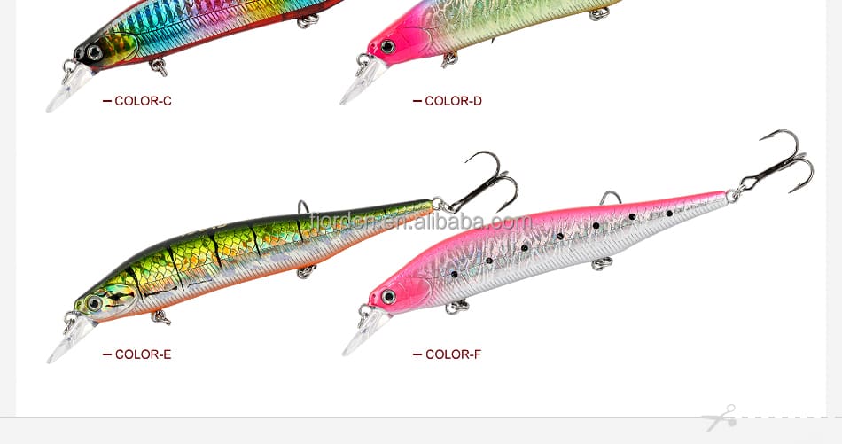 FJORD Floating Minnow Hard Artificial Bait Fishing Lure 16g 115mm Stainless Steel ABS Plastic for Bass Rivers Streams Ocean detail 1