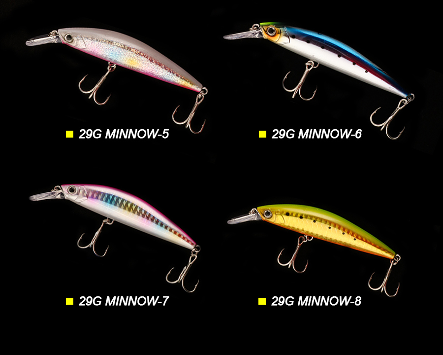 FJORD 29g Minnow Sinking Artificial Bait Fishing Minnow Bass Lures for Saltwater detail 5