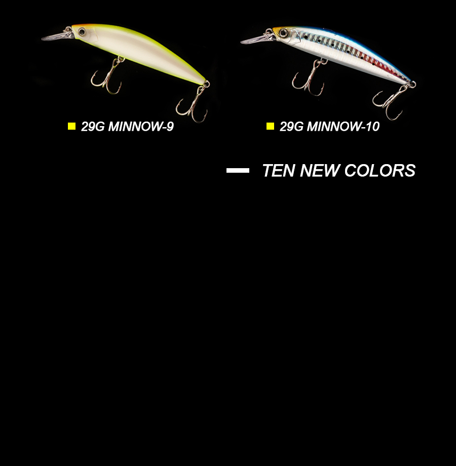 FJORD 29g Minnow Sinking Artificial Bait Fishing Minnow Bass Lures for Saltwater detail 7