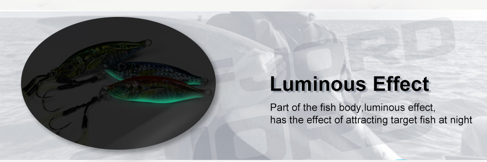FJORD Metal Jig Fishing Lures 3D Printing Jigging Lure Kit 40g 60g 55mm 65mm River & Lake Bait detail 2