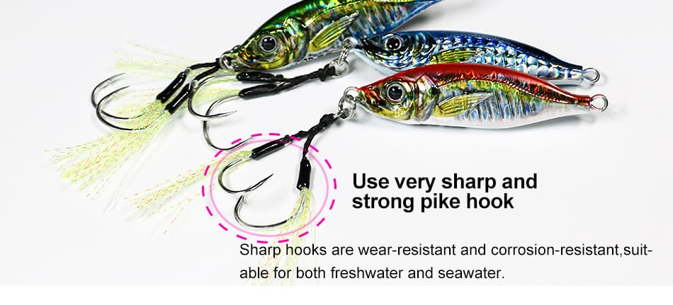 FJORD Metal Jig Fishing Lures 3D Printing Jigging Lure Kit 40g 60g 55mm 65mm River & Lake Bait detail 3