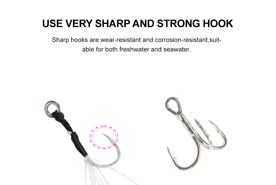 FJORD Jig Lures Saltwater Fishing Lure Kit Metal Jig 10g 15g 40mm 47mm River & Lake detail 1