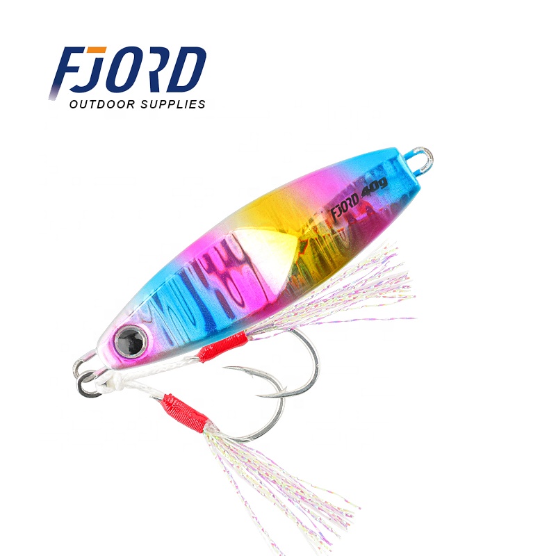FJORD Lead Alloy Jigging Lure Kit-15g/20g/30g/40g/60g 53mm/59mm/67mm/75mm/84mm Swim Baits for River Lake & Stream Fishing
