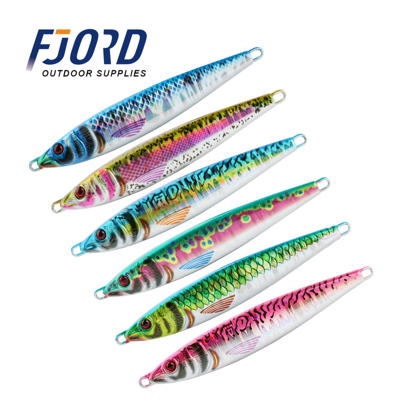 FJORD OEM Metal Fishing Lure Jig Metal 20g 40g 60g 65mm 79mm 95mm Jigging Lure Fishing Lure Bait